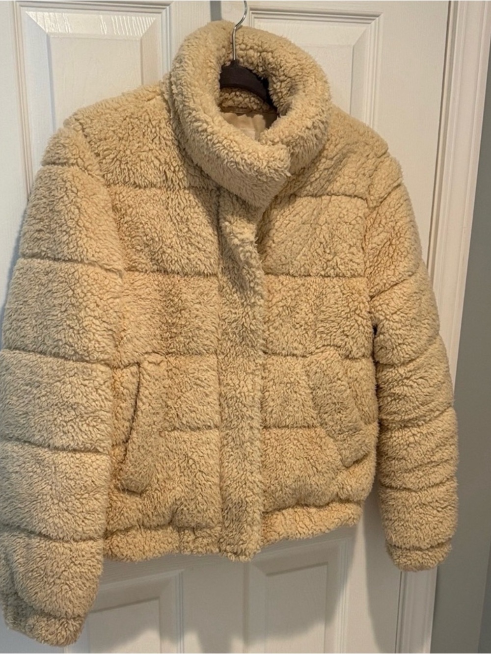 UpWest Cream Sherpa Teddy Coat